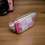 Quilted Cosmetic Zip in Pastels