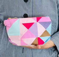 Punchy Quilted Zip Pouch