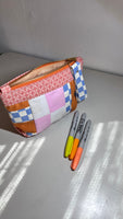 Pretty in Pink Quilted Zip Pouch
