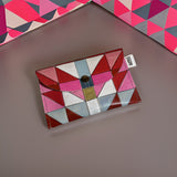 Art Wallet in Shades of Pink