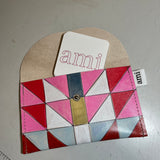 Art Wallet in Shades of Pink