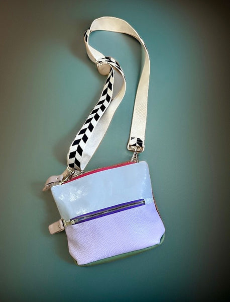 Colorblock Crossbody in Soft Colors
