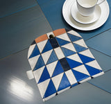 Art Wallet in Shades of Blue