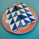 Art Wallet in Shades of Blue