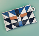 Art Wallet in Shades of Blue