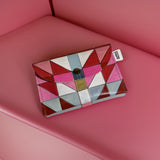 Art Wallet in Shades of Pink