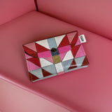 Art Wallet in Shades of Pink