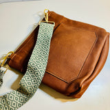 Textile & Leather Crossbody