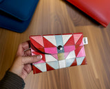 Art Wallet in Shades of Pink