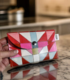 Art Wallet in Shades of Pink