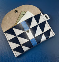Art Wallet in Shades of Blue