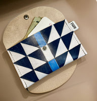 Art Wallet in Shades of Blue
