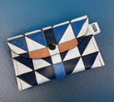 Art Wallet in Shades of Blue