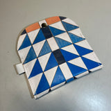 Art Wallet in Shades of Blue