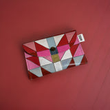 Art Wallet in Shades of Pink