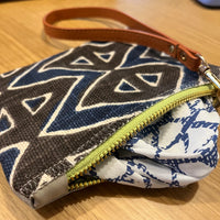 Modern Textile & Leather Zip