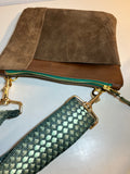 Suede and Leather Crossbody