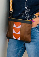Arrow Leather Crossbody Bag