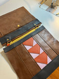 Arrow Leather Crossbody Bag